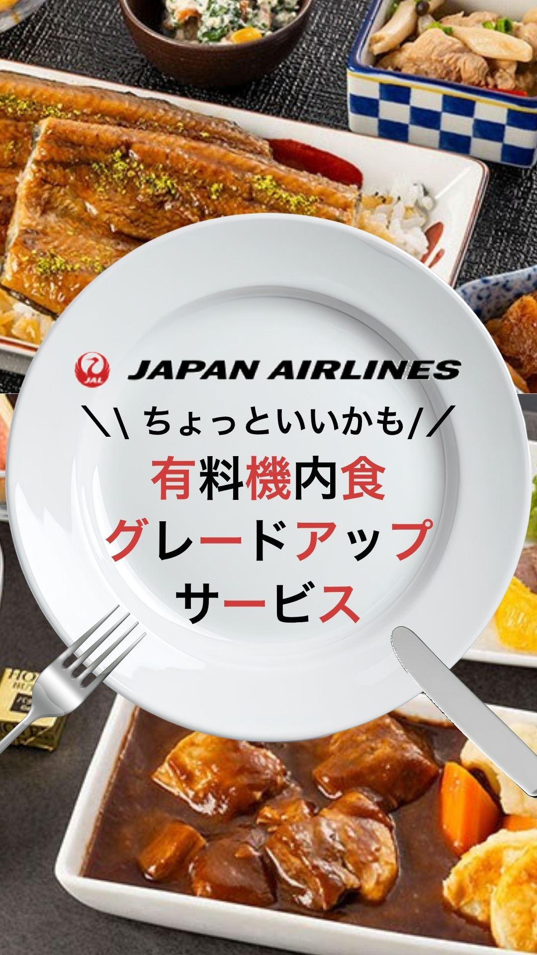 NEW「ちょっといいかも」有料機内食グレードアップサービス編